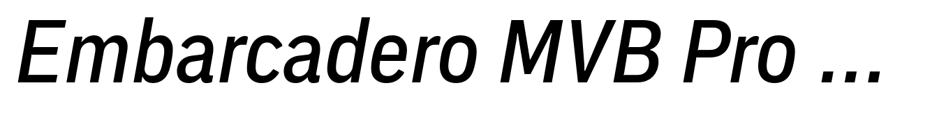 Embarcadero MVB Pro Cond Med Italic